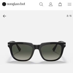 PRADA-Classic black sunglasses-unisex-BRAND NEW w/ case